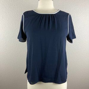 Banana Republic Navy Blue Blouse - XS NWT